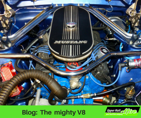 The mighty V8 engine Ford Chevy Upper HUtt Hire