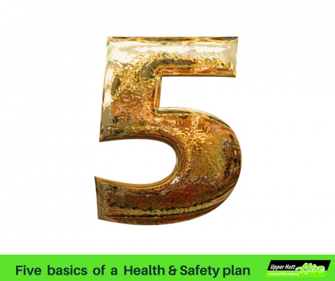 Five essentials health and safety plan critical H&S Upper Hutt Hire rent borrow equipment