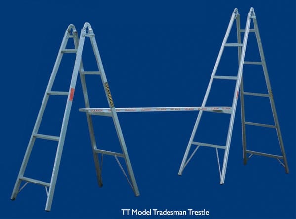 Trestle 3.0m Aluminium Pair incl Plank
